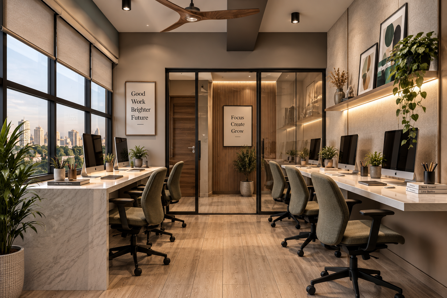 Workspace Suite interior detail